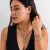occidental style love necklace set womennecklace  exaggerating Metal hollow Street Snap