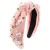 occidental style fashion trend love Pearl Headband woman width all-Purpose high