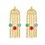occidental style retro medium exaggerating silver earrings woman temperament luxurious high palace wind