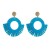 occidental style exaggerating Bohemian style weave earrings woman all-Purpose geometry cirque sector