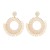 occidental style exaggerating Bohemian style weave earrings woman all-Purpose geometry cirque sector