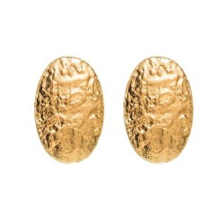 occidental style fashion exaggerating wind Alloy Oval pattern earrings elegant..