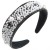  occidental style retro width Headband woman fashion Pearl ornament temperament Headband high banquet