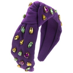 occidental style Headband woman layer Cloth handmade glass diamond high temper..