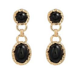 occidental style retro medium Alloy silver earrings creative exaggerating long..