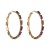 occidental style fashion exaggerating square colorful diamond circle woman temperament high Alloy buckleearrings