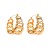 occidental style fashion wind twisted buckle woman exaggerating creative Round chain