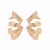 occidental style exaggerating Alloy pattern silver earrings woman personality brief twisted Ear clip Earring