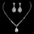  occidental style woman set gift fashion temperament Rhinestone necklace bracelet ear stud woman