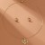  occidental style necklace ear stud set woman fashion temperament gift