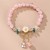  occidental style flowers glass beads woman bracelet fashion temperament woman glass pendant