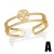 occidental style personality exaggeratingins fashion temperament high opening bangle womanbrc