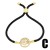 occidental style fashion black rope bracelet man woman samll high Life tree mosaic zirconbrm