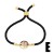 occidental style fashion black rope bracelet man woman samll high Life tree mosaic zirconbrm