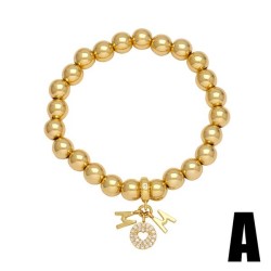  fashion beads occidental style fashion love cross gilded pendant braceletbrc