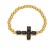 occidental style fashion cross pendant bracelet temperament all-Purpose gilded mosaic zirconbrc