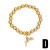 occidental style brief fashion gilded beads bracelet all-Purpose love pendantbrc