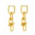 occidental styleins wind samllU chain earrings fashion brief high gilded earringerz
