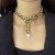 occidental style punk retro chain necklace woman fashion Metal clavicle chain