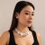 occidental style  exaggerating big Beads fashion short style necklace  punk temperament imitate Pearl 
