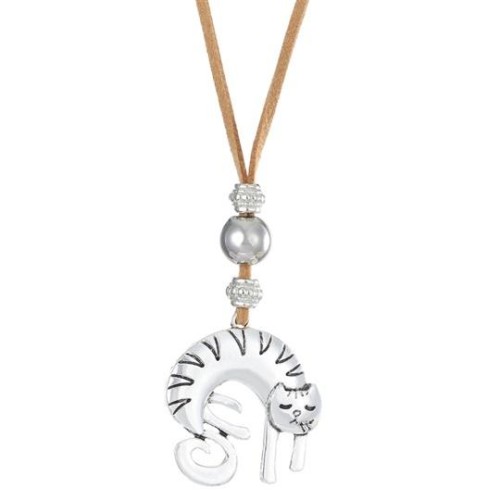 occidental style ethnic style cat Alloy samll creative pendant retro fashion personality leather nec