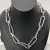 sasa same style occidental style retro high chain Stripe chain necklace Street Snap clavicle chain