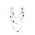 occidental style necklace retro Double layer Pearl handmade glass gem woman long necklace sweater chain samll wind