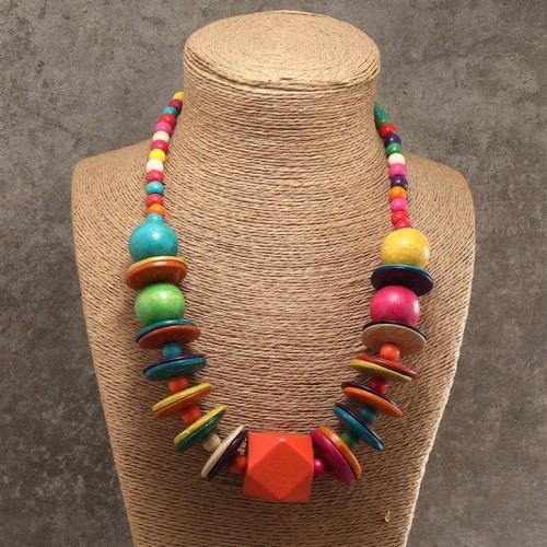 travel exotic customs occidental style Bohemia Nation retro handmade sweater chain long neckla