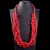 retro ethnic style Bohemia Coir long style lady color handmade weave beads necklace