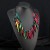  occidental style Bohemia exaggerating retro color chain ethnic style handmade gravel necklace woman