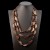 occidental style ethnic style multilayer Coir necklace woman Bohemia handmade weave pendant long style co