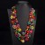 Bohemia ethnic style necklace Coir pendant color multilayer retro handmade weave long necklace woman