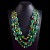 Bohemia ethnic style necklace Coir pendant color multilayer retro handmade weave long necklace woman
