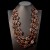 Bohemia ethnic style necklace Coir pendant color multilayer retro handmade weave long necklace woman
