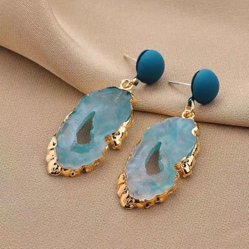  occidental style Bohemia all-Purpose fashion retro wind turquoise earrings earring woman