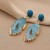 occidental style Bohemia all-Purpose fashion retro wind turquoise earrings earring woman