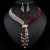bride married set occidental style noble temperament tassel zircon earrings necklace