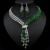 bride married set occidental style noble temperament tassel zircon earrings necklace