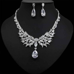 occidental style retro ethnic style angel wings zircon pendant necklace high l..