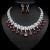   occidental style tassel necklace drop earrings luxurious set