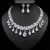   occidental style tassel necklace drop earrings luxurious set