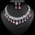   occidental style tassel necklace drop earrings luxurious set
