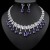   occidental style tassel necklace drop earrings luxurious set