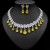   occidental style tassel necklace drop earrings luxurious set