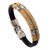 occidental style style handmade weave Cowhide braceletemu retro real leather