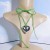 occidental style necklace velvet clavicle chain big love pendant Collar