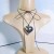 occidental style necklace velvet clavicle chain big love pendant Collar
