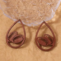  Earring hollow drop Olives Korean style