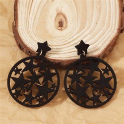  Earring samll Korean style hollow retro star earring