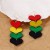 sweet love earring high high quality personality Earring exaggerating Peach heart temperament